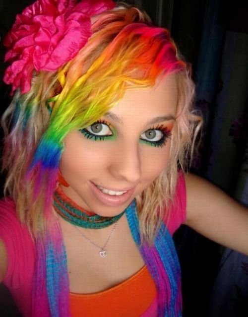 rainbow girl