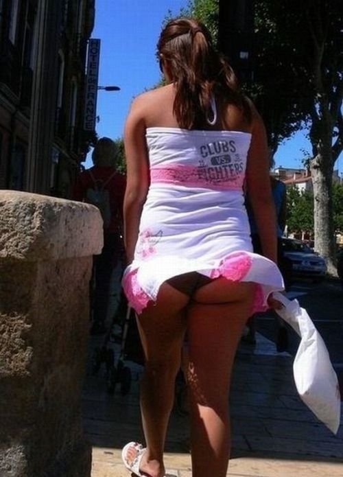 girl wearing a skirt
