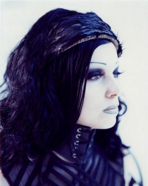 goth girl in latex