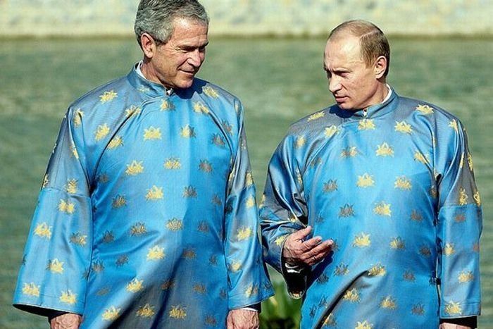 Funny photo of George Bush