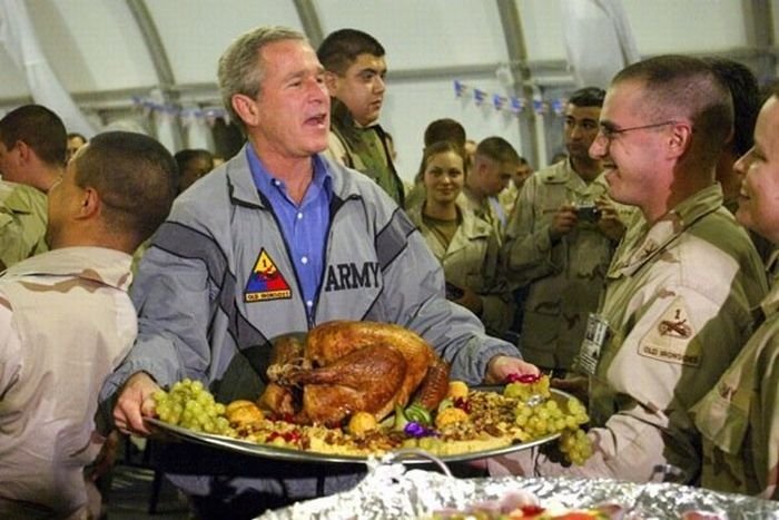 Funny photo of George Bush