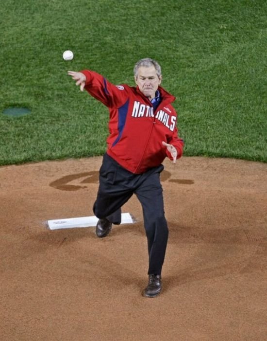 Funny photo of George Bush