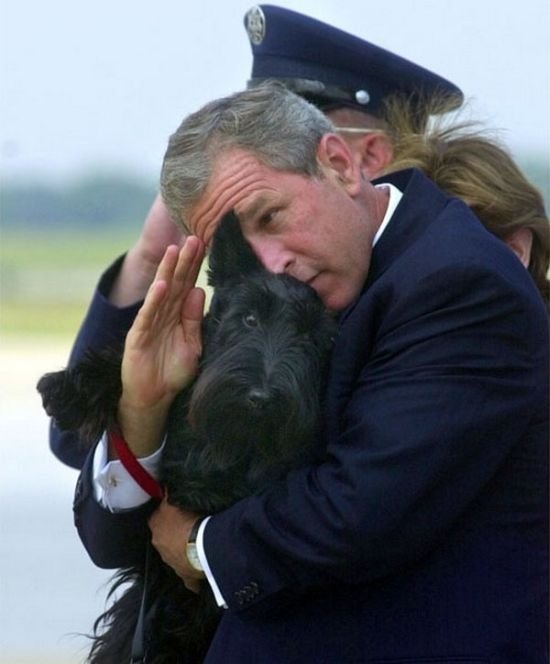 Funny photo of George Bush