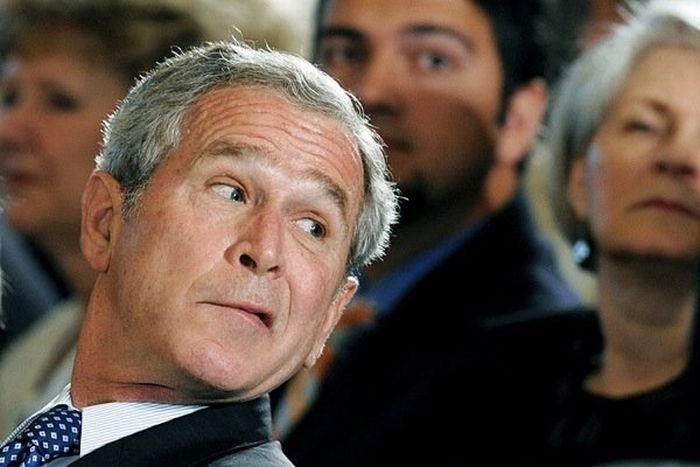 Funny photo of George Bush