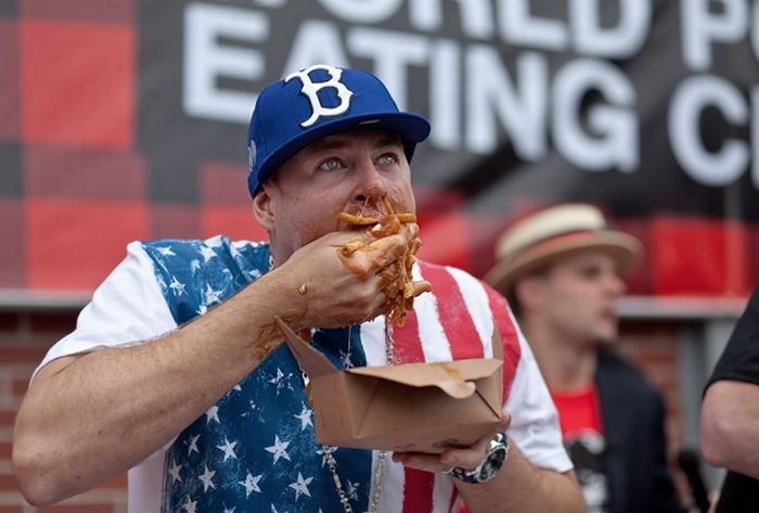 World poutine-eating championship, Toronto, Canada