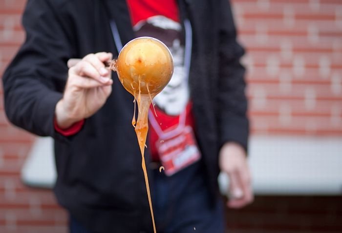 World poutine-eating championship, Toronto, Canada