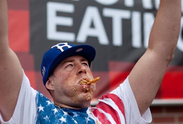 World poutine-eating championship, Toronto, Canada