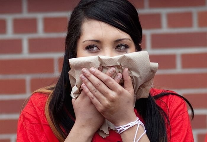 World poutine-eating championship, Toronto, Canada