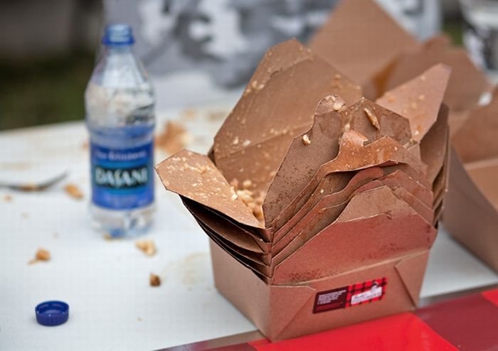 World poutine-eating championship, Toronto, Canada