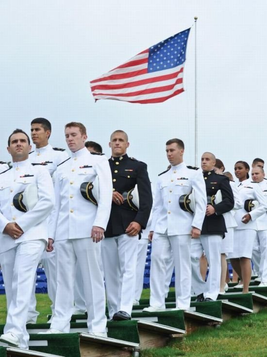 Graduation Ceremony, United States Naval Academy, Annapolis, Maryland