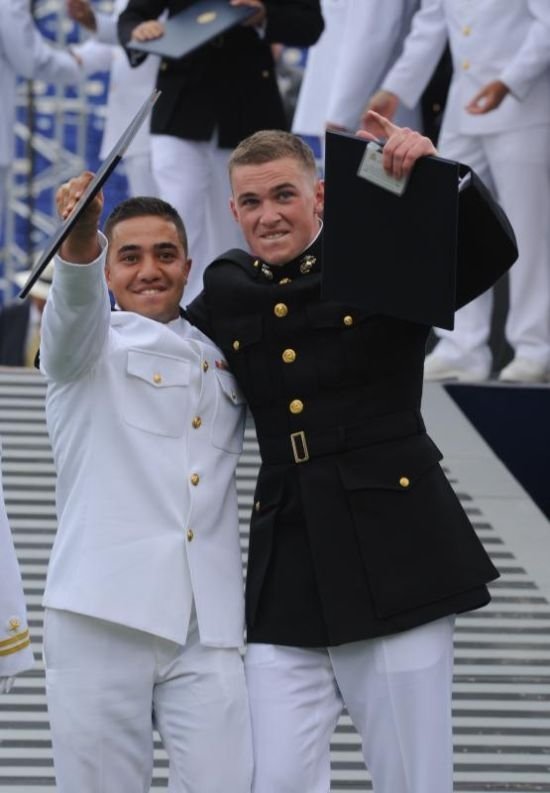 Graduation Ceremony, United States Naval Academy, Annapolis, Maryland