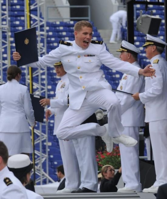 Graduation Ceremony, United States Naval Academy, Annapolis, Maryland