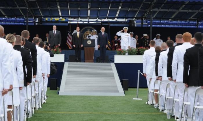 Graduation Ceremony, United States Naval Academy, Annapolis, Maryland