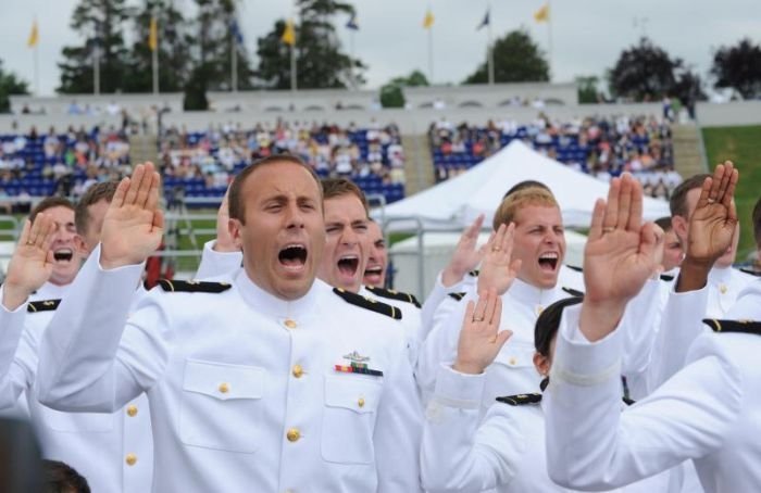 Graduation Ceremony, United States Naval Academy, Annapolis, Maryland