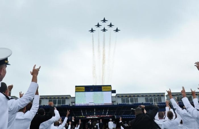 Graduation Ceremony, United States Naval Academy, Annapolis, Maryland