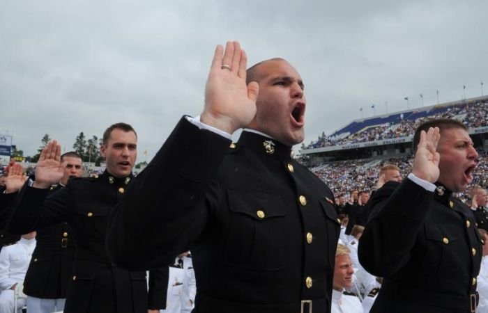 Graduation Ceremony, United States Naval Academy, Annapolis, Maryland