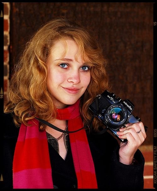 girl with a camera