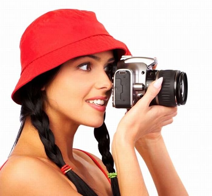 girl with a camera