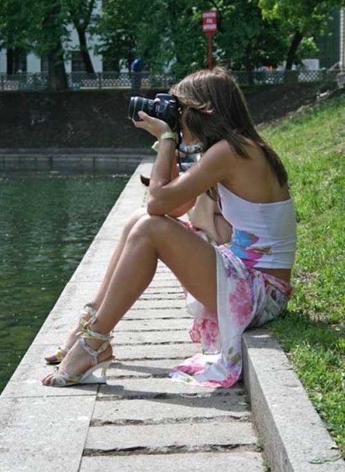 girl with a camera
