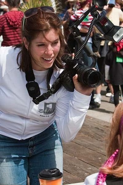 girl with a camera