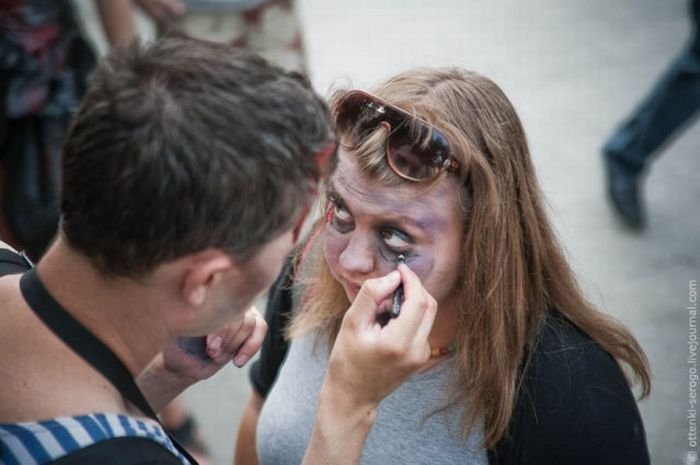 Zombie wedding, Russia