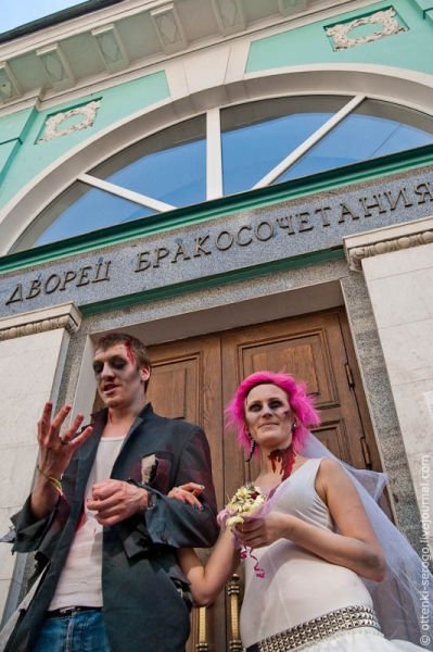 Zombie wedding, Russia