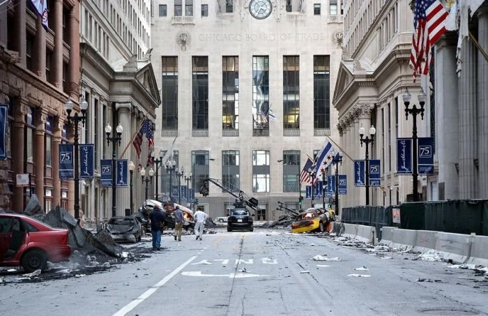 Filming of Transformers 3',  Chicago, United States