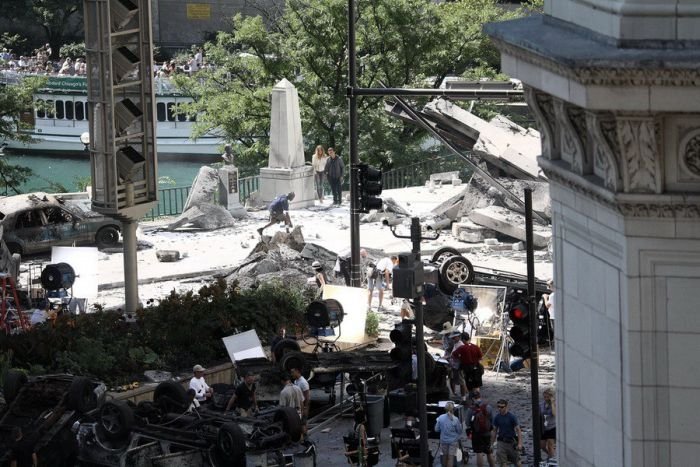 Filming of Transformers 3',  Chicago, United States