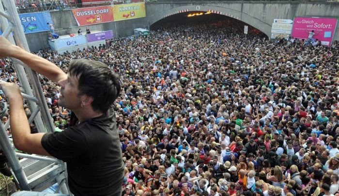 Panic at Love Parade, Duisburg, Germany