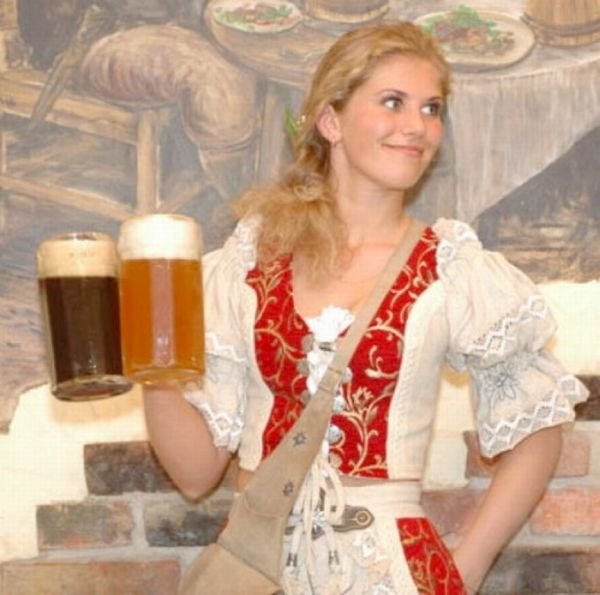 Oktoberfest 2010 girls, Munich, Germany