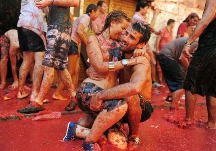 La Tomatina 2010, Buñol, Valencia, Spain