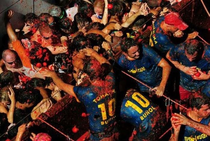 La Tomatina 2010, Buñol, Valencia, Spain