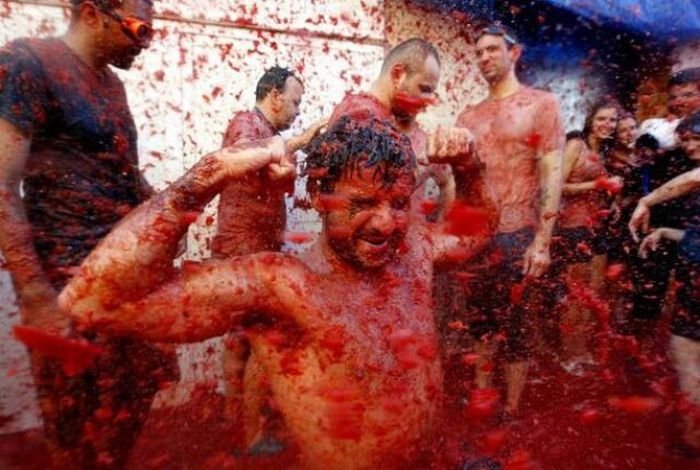 La Tomatina 2010, Buñol, Valencia, Spain