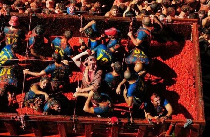 La Tomatina 2010, Buñol, Valencia, Spain