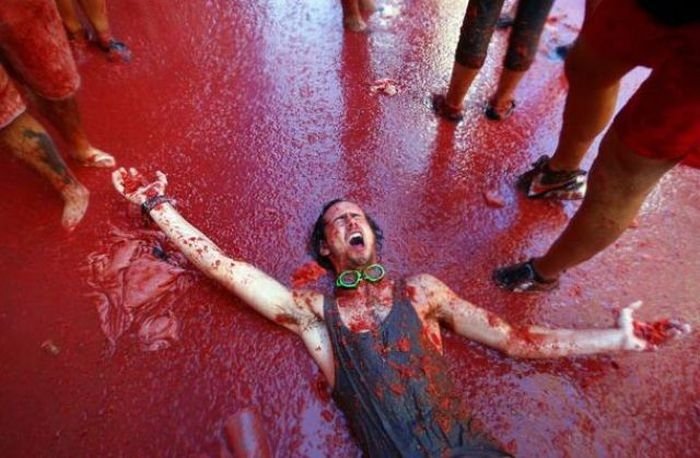 La Tomatina 2010, Buñol, Valencia, Spain