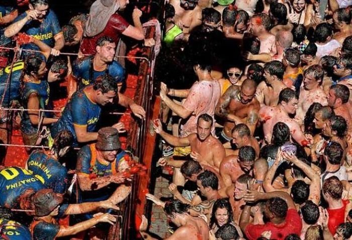 La Tomatina 2010, Buñol, Valencia, Spain