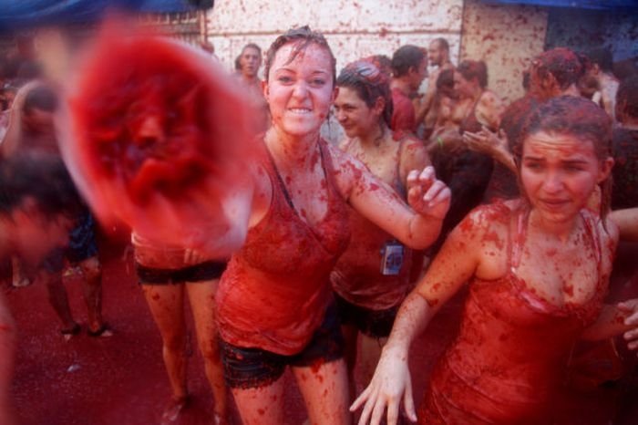 La Tomatina 2010, Buñol, Valencia, Spain