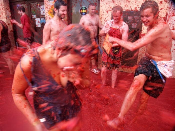 La Tomatina 2010, Buñol, Valencia, Spain