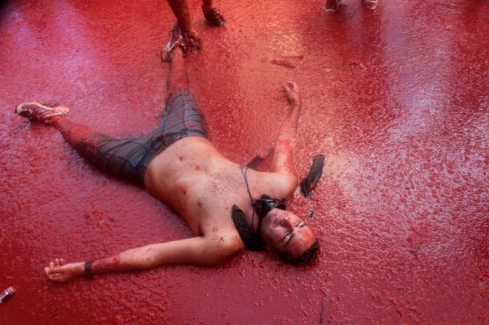 La Tomatina 2010, Buñol, Valencia, Spain