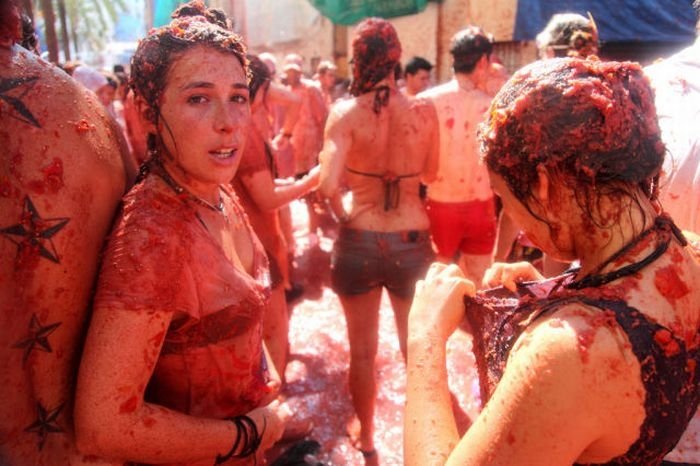 La Tomatina 2010, Buñol, Valencia, Spain