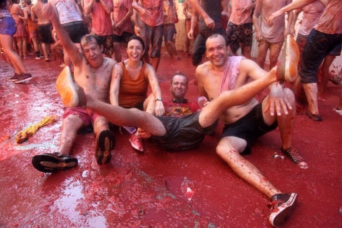 La Tomatina 2010, Buñol, Valencia, Spain