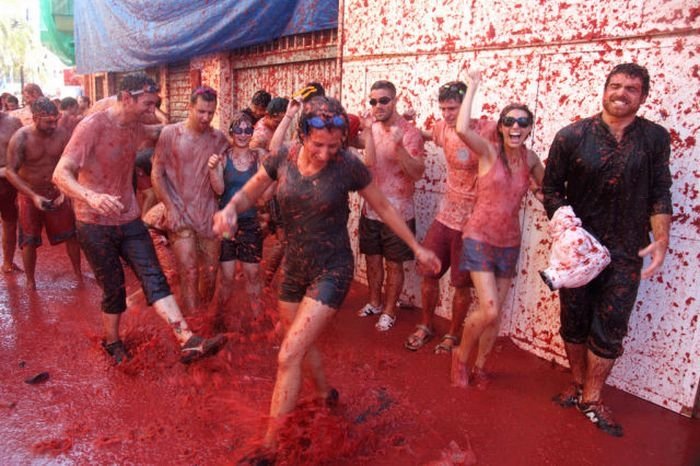 La Tomatina 2010, Buñol, Valencia, Spain