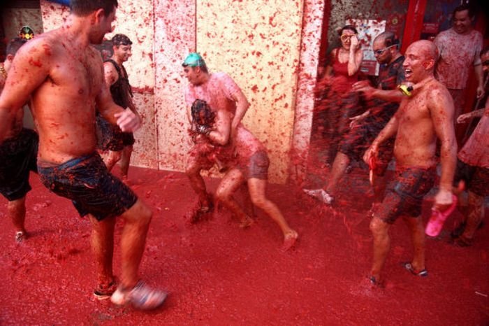 La Tomatina 2010, Buñol, Valencia, Spain