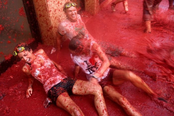 La Tomatina 2010, Buñol, Valencia, Spain