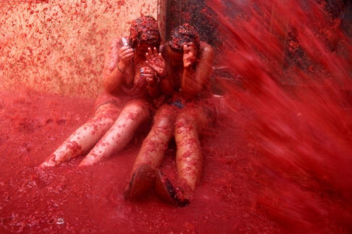 La Tomatina 2010, Buñol, Valencia, Spain