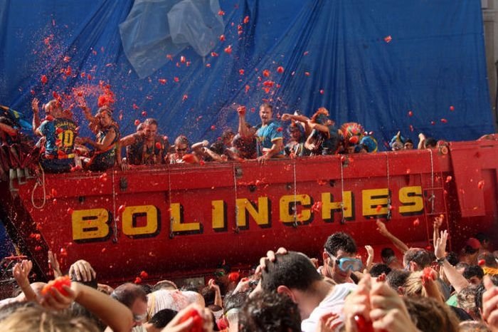 La Tomatina 2010, Buñol, Valencia, Spain