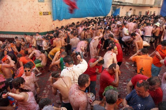 La Tomatina 2010, Buñol, Valencia, Spain