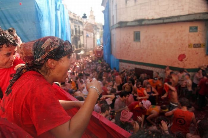 La Tomatina 2010, Buñol, Valencia, Spain