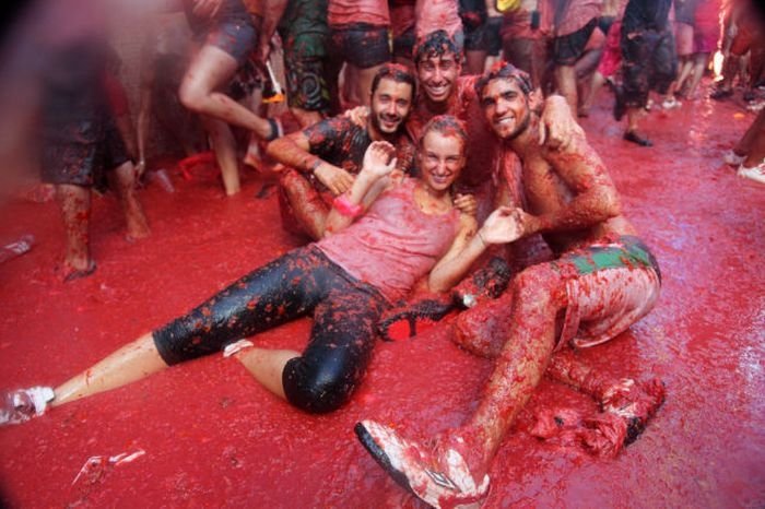 La Tomatina 2010, Buñol, Valencia, Spain