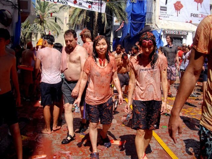 La Tomatina 2010, Buñol, Valencia, Spain